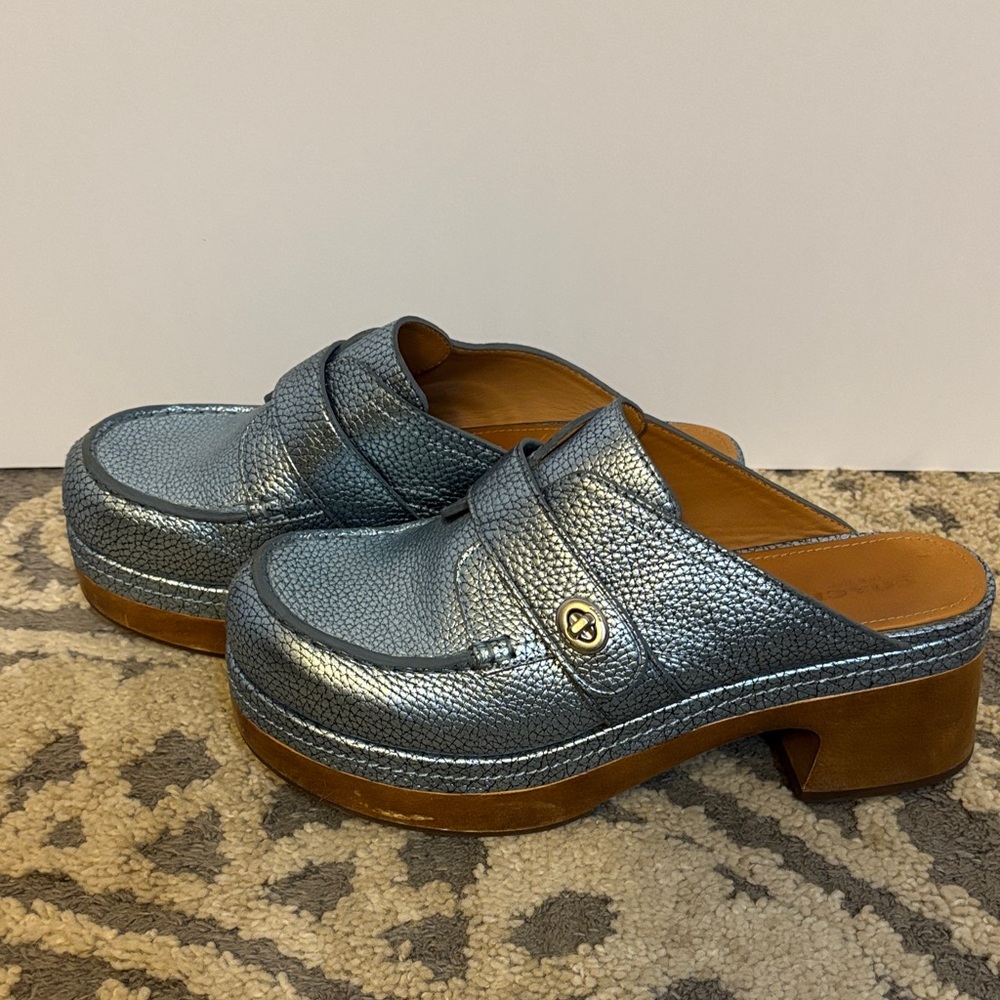 Coach metallic platform mule - Picture 3 of 5